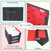 Closet Organizer-Foldable Shirts and Clothing Organizer Stackers(Pack of 6)