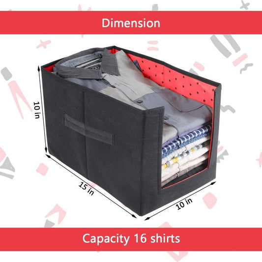 Closet Organizer-Foldable Shirts and Clothing Organizer Stackers(Pack of 6)